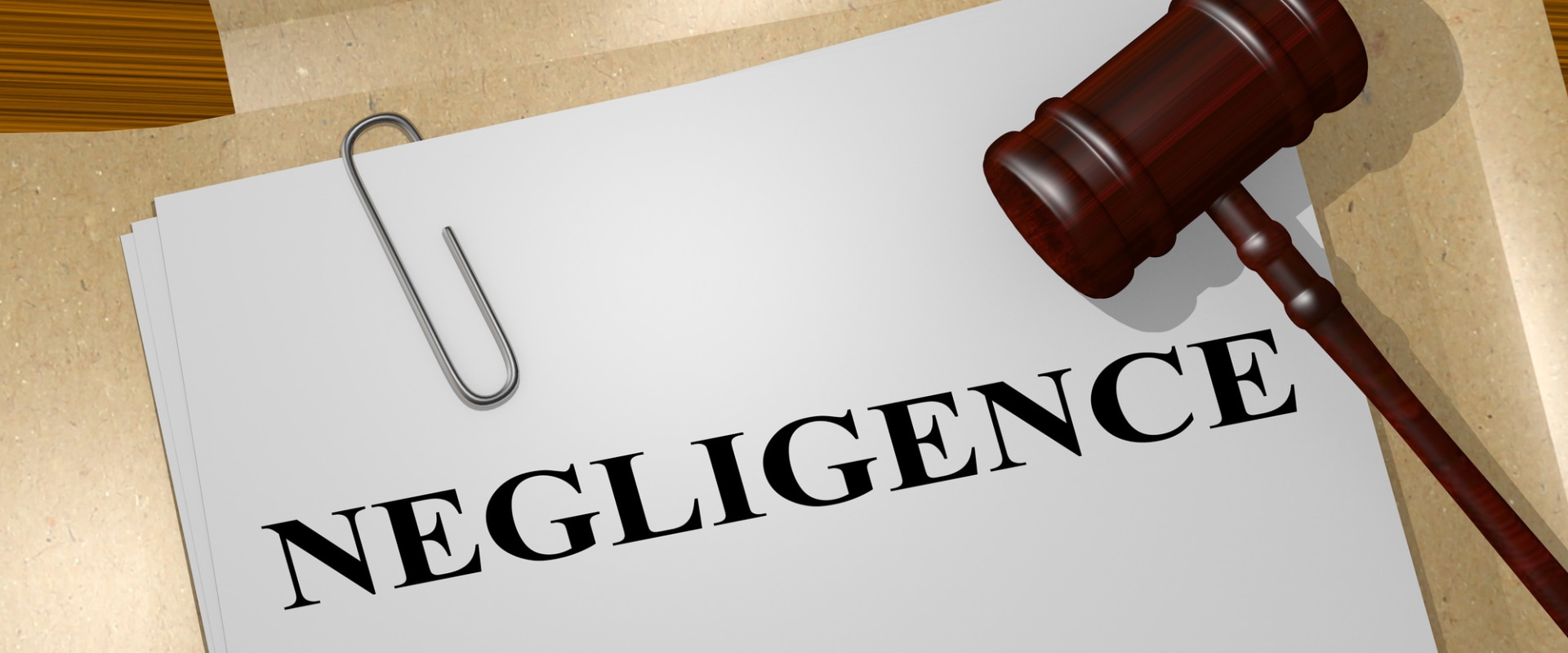 What are the elements that must be proven in a negligence case?